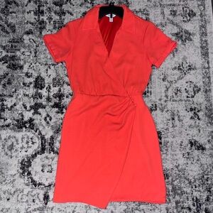 Nine West Vibrant Red Mini Dress
